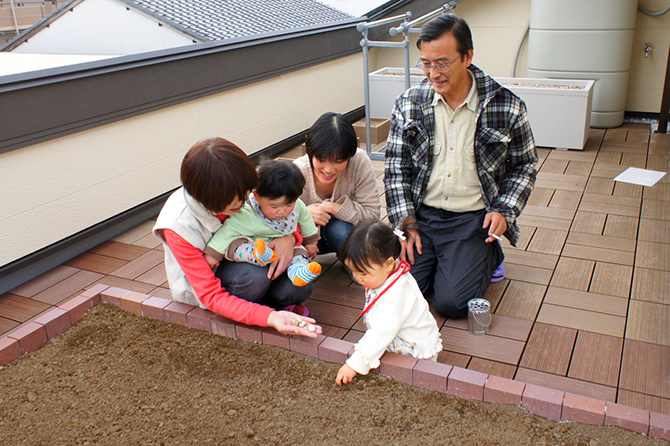 屋上緑化施工事例